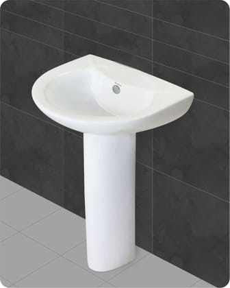Belmonte 110 ROYAL Wash Basin, White, Glossy Finish