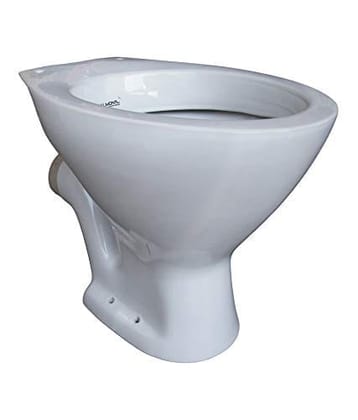Belmonte Ceramic Floor Mounted European Water Closet/Western Toilet Commode/WC/EWC P Trap 47cm x 37cm x 40cm