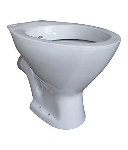 Belmonte Ceramic Floor Mounted European Water Closet/Western Toilet Commode/WC/EWC P Trap 47cm x 37cm x 40cm