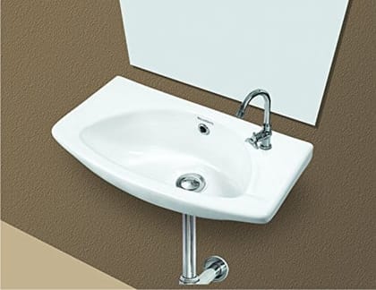 Belmonte Wall Hung Wash Basin 403 18 Inch x 9 Inch - Ivory