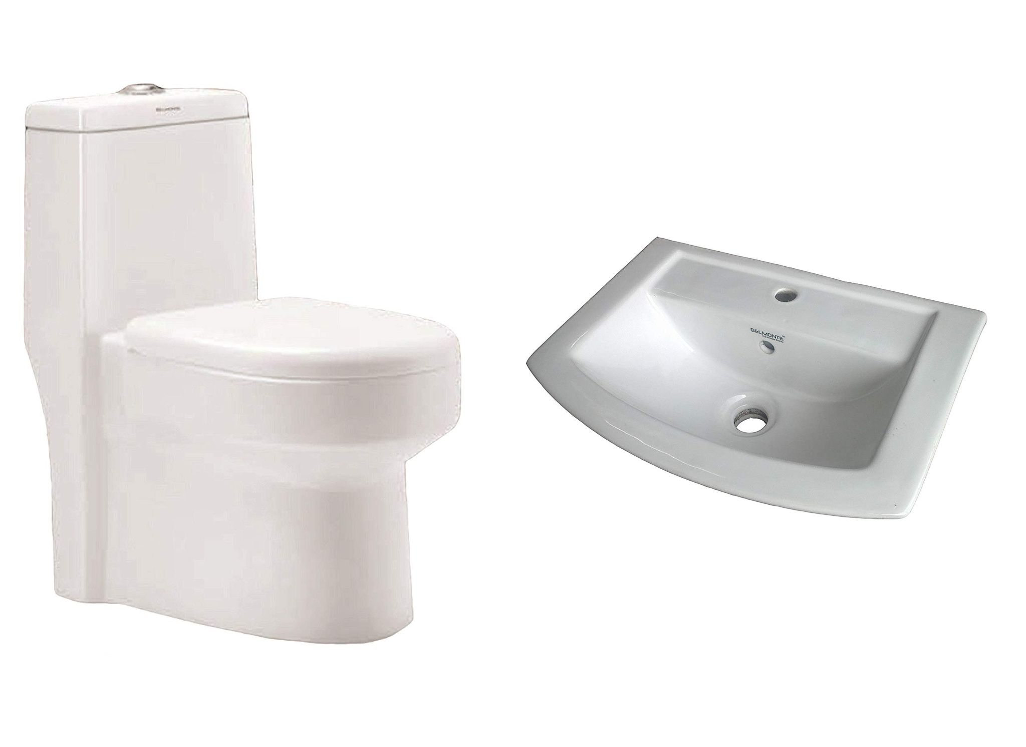 Belmonte One Piece Western Toilet/Water Closet/Commode/EWC Ceramic Dune S Trap