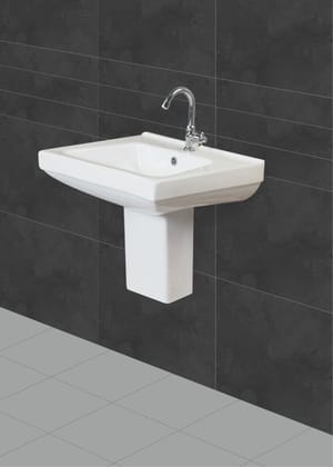 Belmonte Half Pedestal Wash Basin Sofia