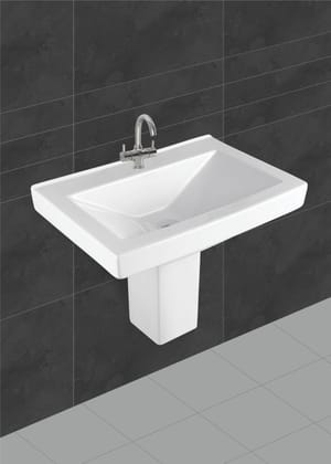 Belmonte Half Pedestal Wash Basin LCD