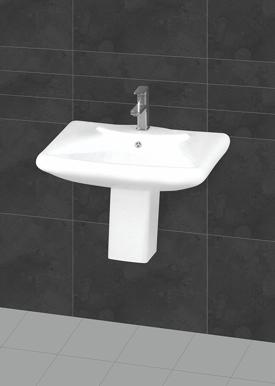 Belmonte Half Pedestal Wash Basin Aldus