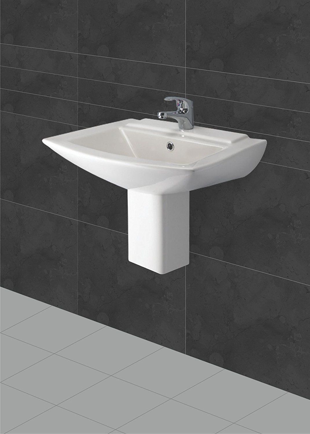 Belmonte Half Pedestal Wash Basin Altis