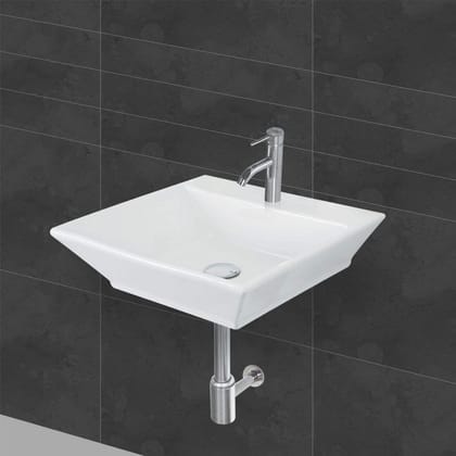 Belmonte Wall Mount/Table Top/Counter Top/Square Wash Basin Shapper