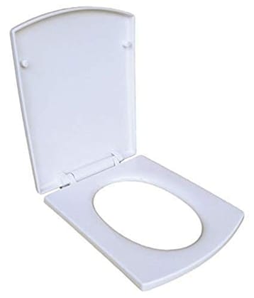 Belmonte Plastic Soft Close/Slow Motion/Hydraulic Toilet Seat Cover for Wall Mount/Wall Hung/One Piece Western Commode/Toilet/EWC/WC