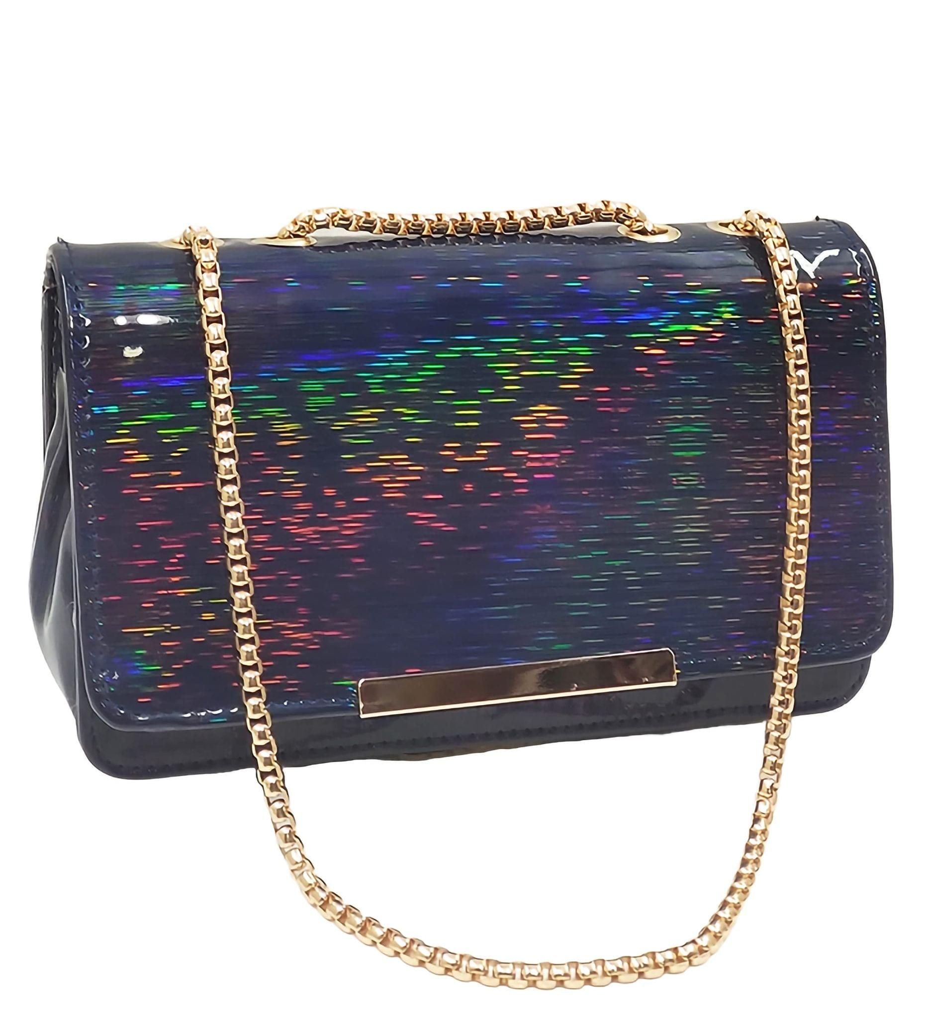 Magnifique Women's Hand/Sling/Side Bag/purse Polyurethane Western (Gold)