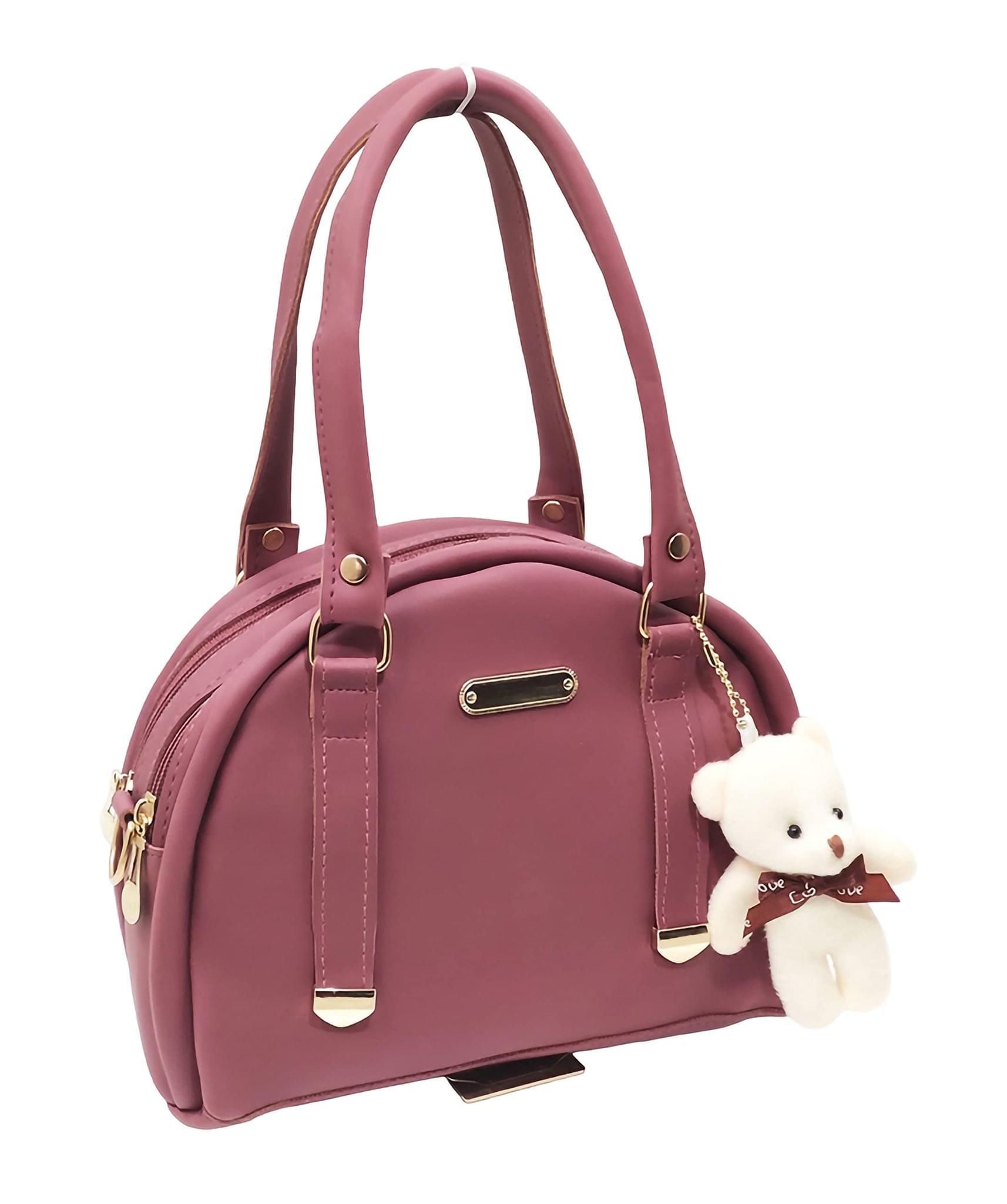 Magnifique Women's Hand/Sling/Side Bag/purse Polyurethane Western (Red)