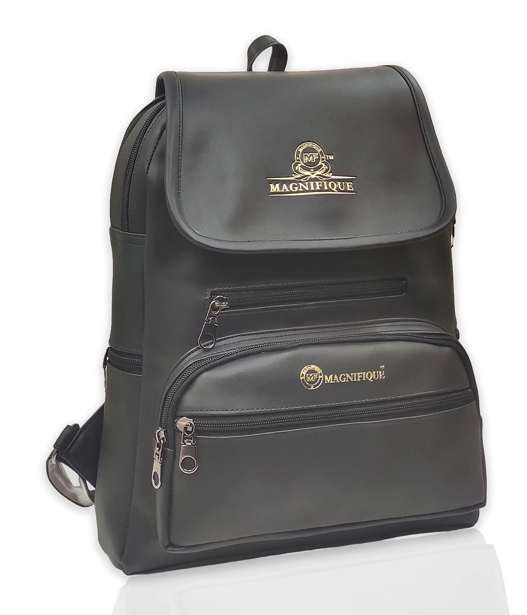 Magnifique Women's Hand/Sling/Side Bag/purse Polyurethane Western (Black)