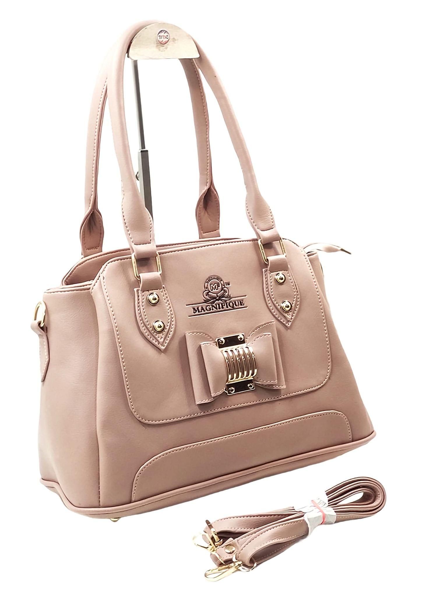Magnifique Women's Hand/Sling/Side Bag/purse Polyurethane Western (Clear)