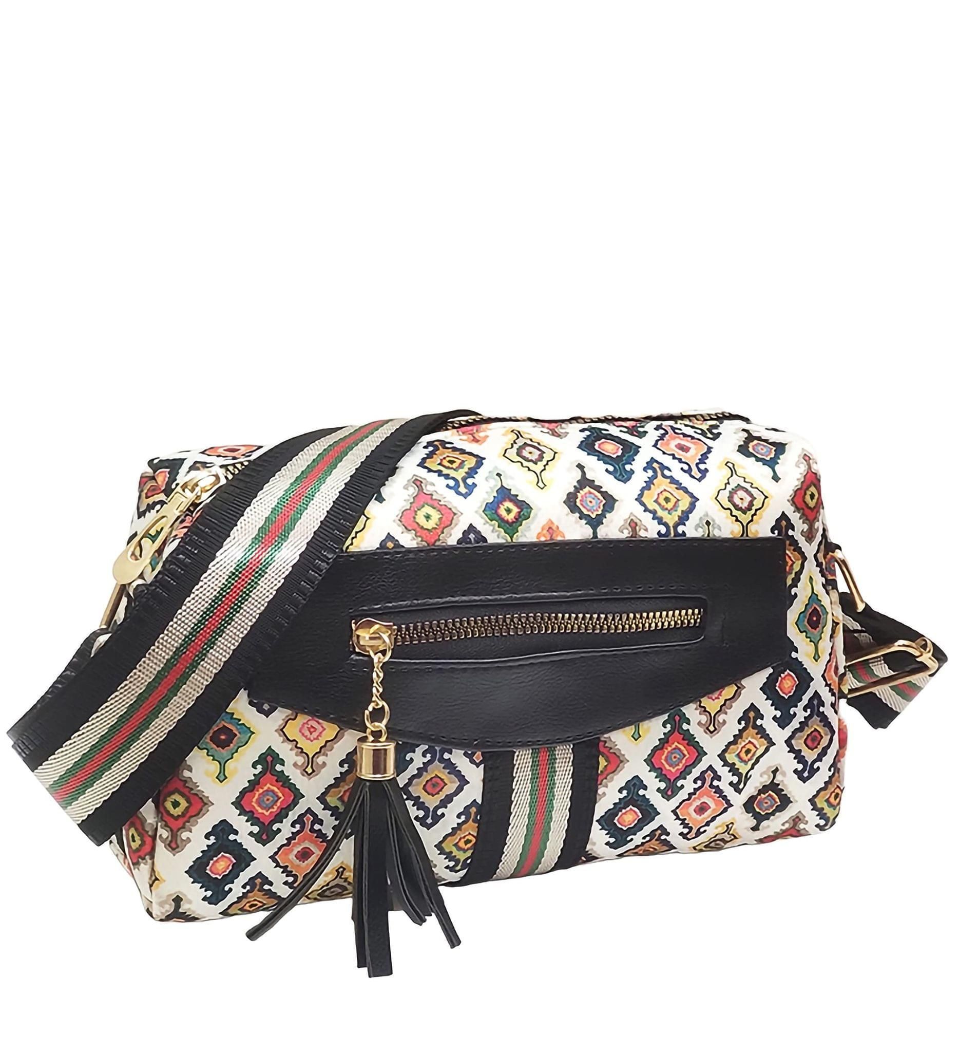 Magnifique Women's Hand/Sling/Side Bag/purse Polyurethane Western (Grey)