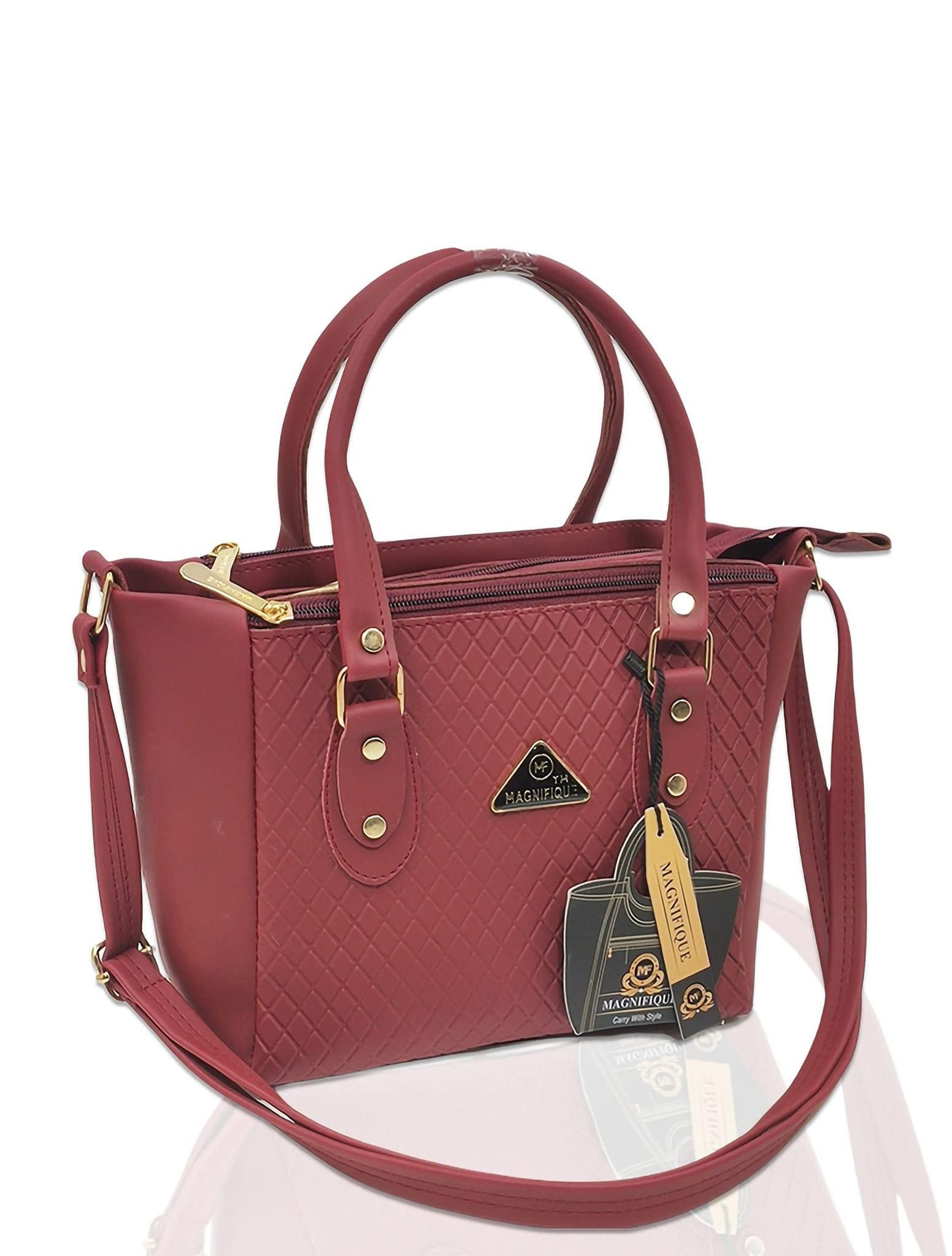 Magnifique Women's Hand/Sling/Side Bag/purse Polyurethane Western (Multicolor)