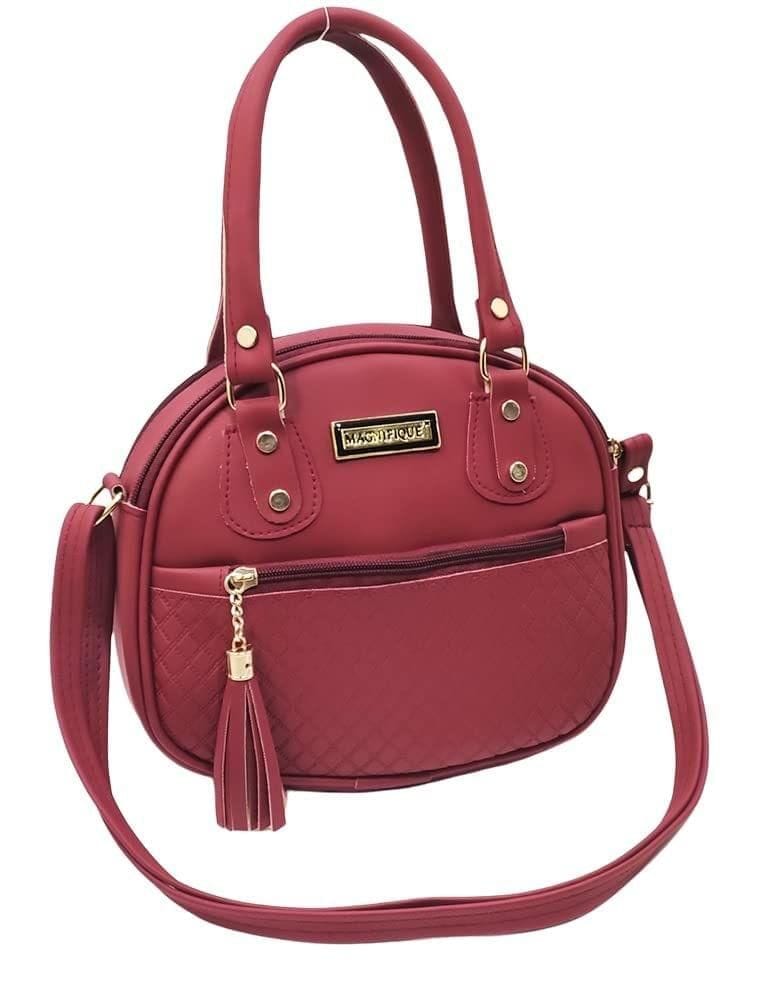 Magnifique Women's Hand/Sling/Side Bag/purse Polyurethane Western (Multicolor)