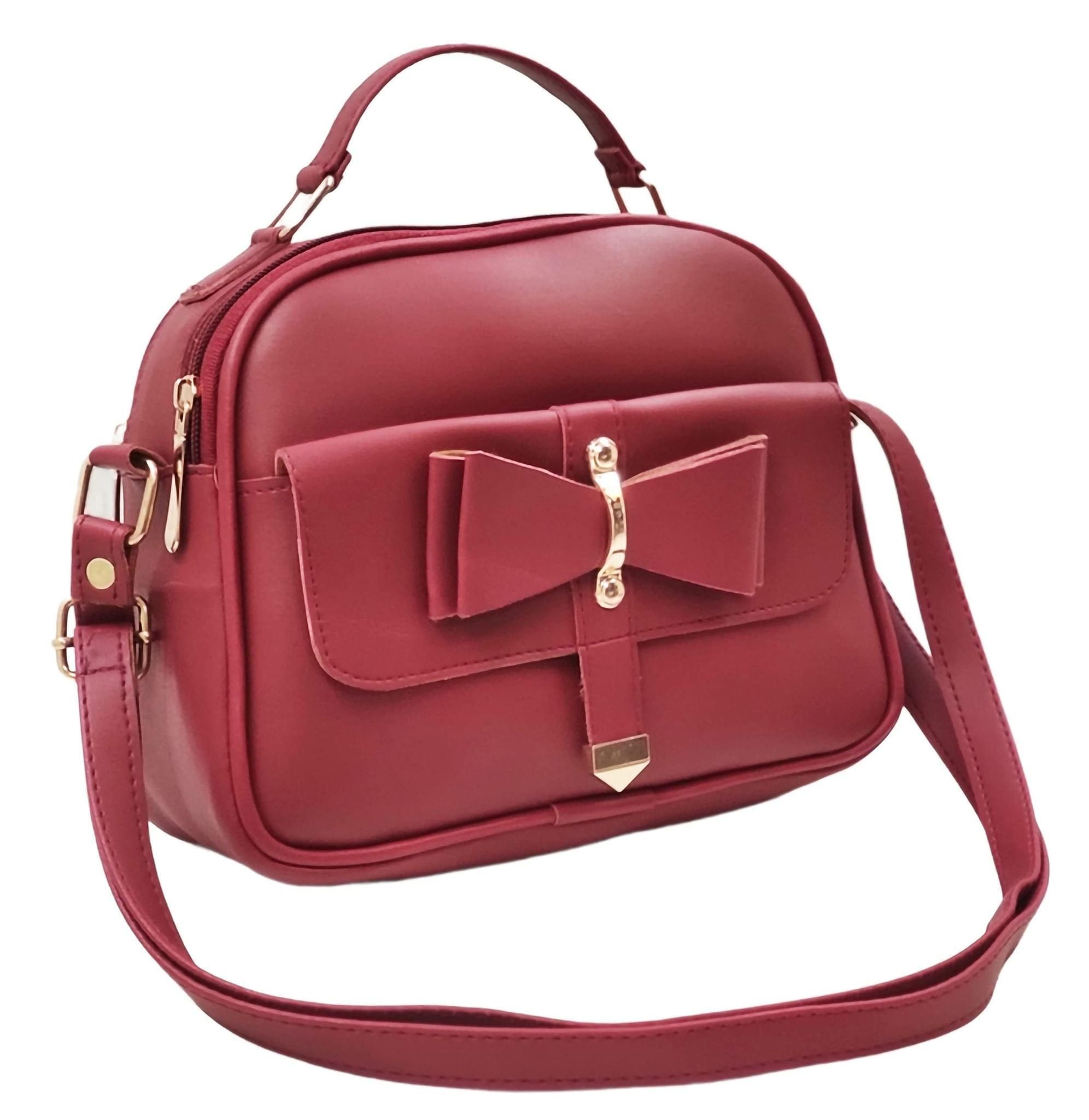 Magnifique Women's Hand/Sling/Side Bag/purse Polyurethane Western (Multicolor)