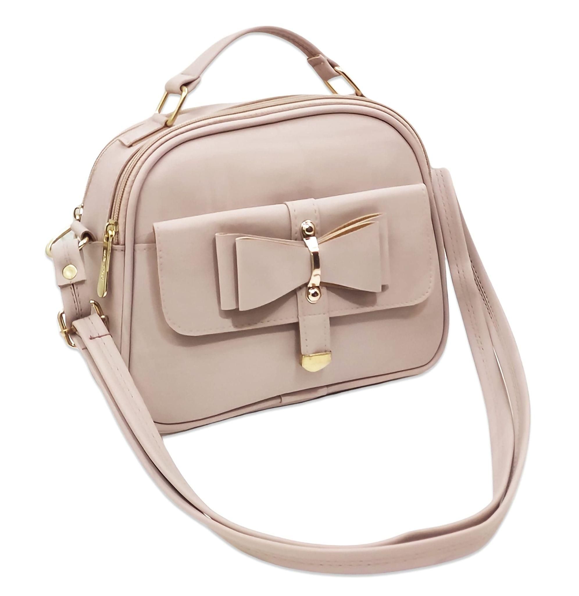 Magnifique Women's Hand/Sling/Side Bag/purse Polyurethane Western (Clear)