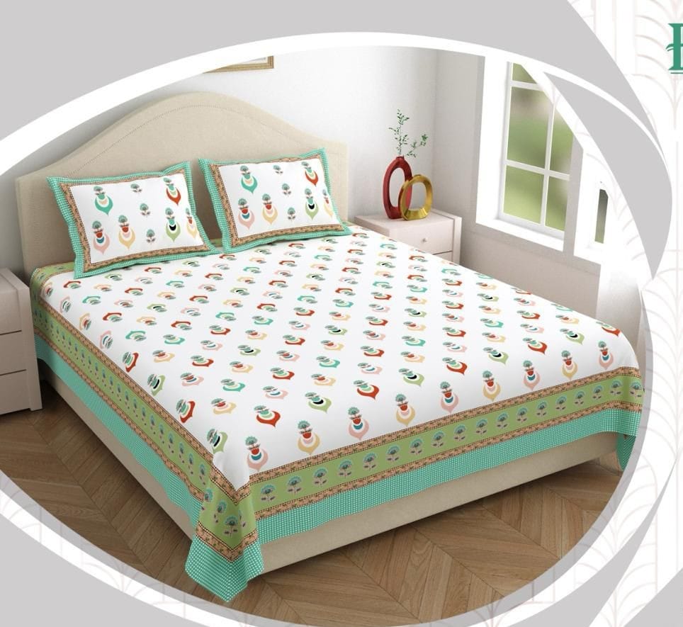 PURE COTTON  KING SIZE FITTED BEDSHEETS