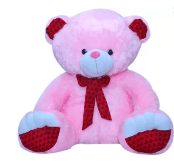 Joey Toys Soft Teddy - 15.7 inch  (Pink)