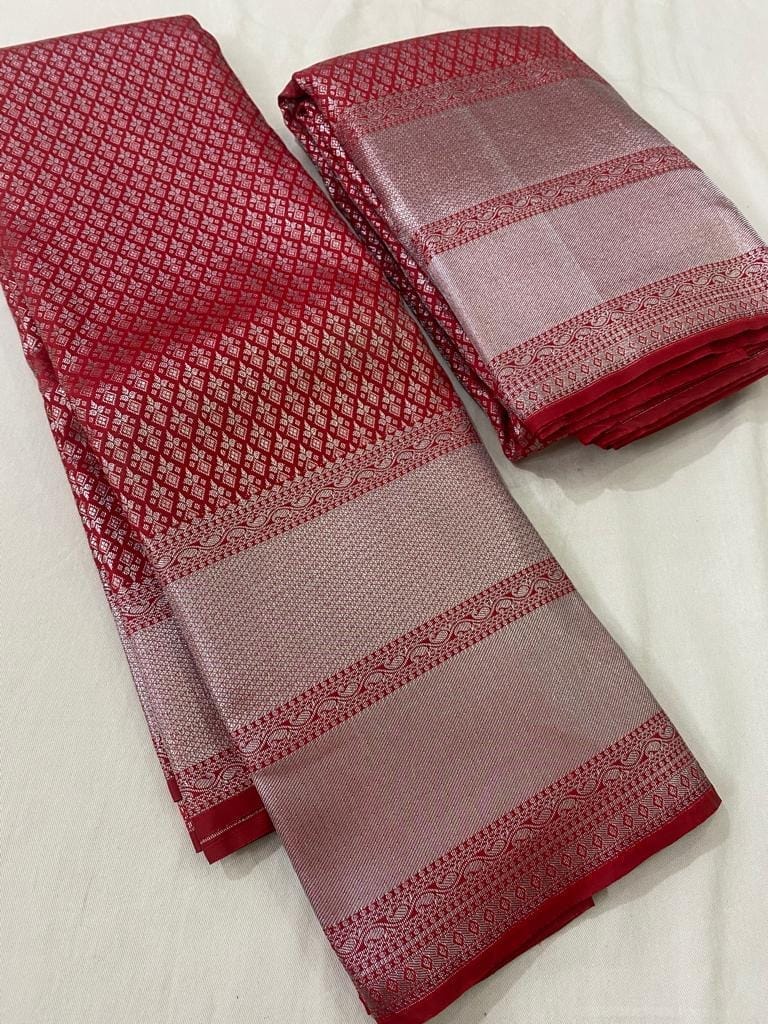 Semi silk saree - Sarees | Buy online on ZillyBuy