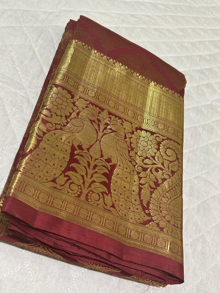 Kanchipuram pure silk saree - Sarees | Buy online on ZillyBuy
