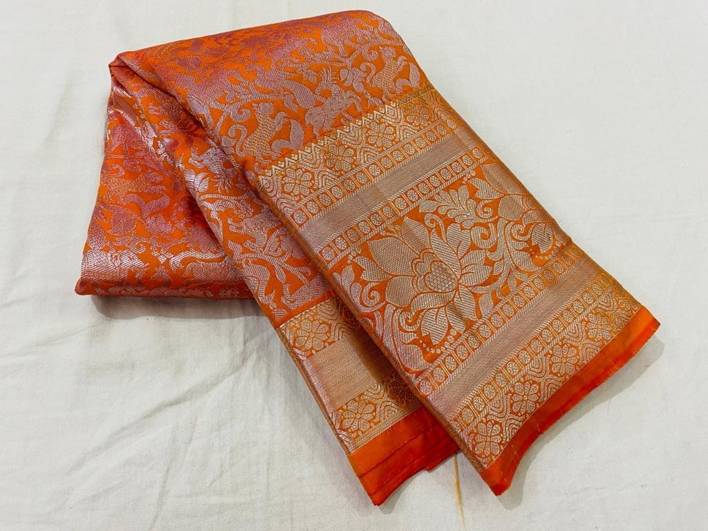 Semi silk sarees - Sarees | Buy online on ZillyBuy