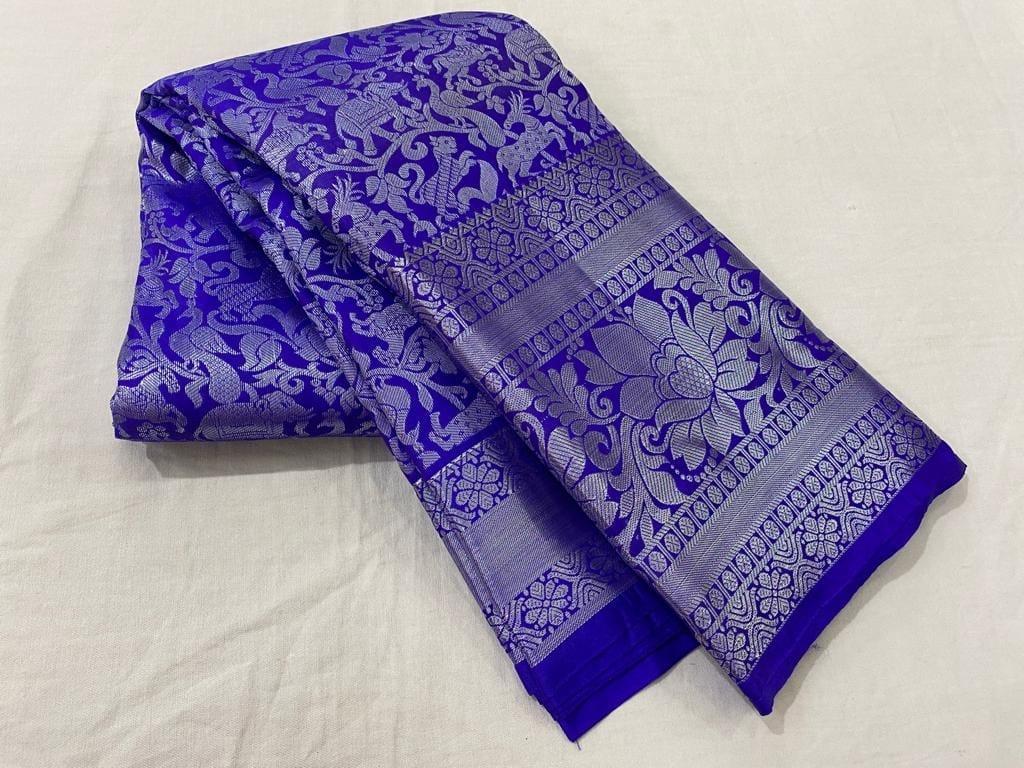 Semi silk sarees - Sarees | Buy online on ZillyBuy