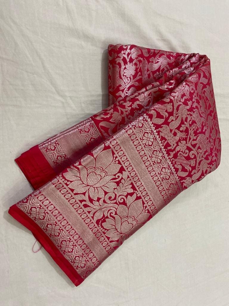 Semi silk sarees - Sarees | Buy online on ZillyBuy
