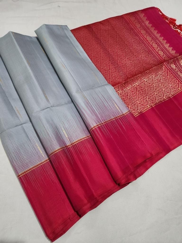 Kanchipuram soft silk sarees - Sarees | Buy online on ZillyBuy