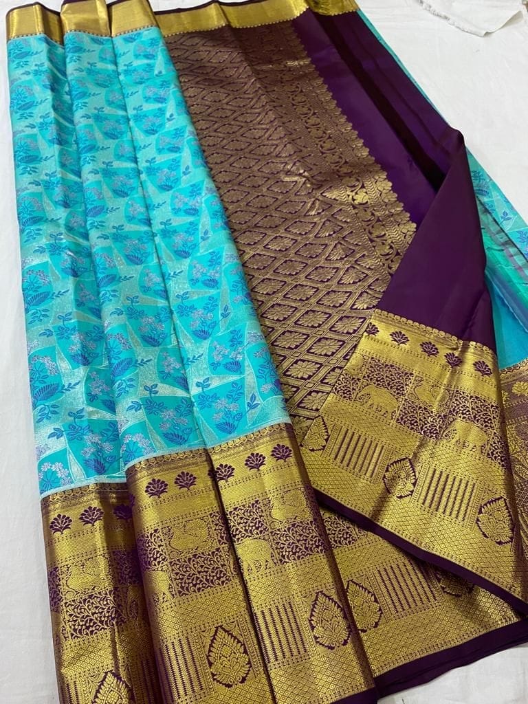 Kanchipuram pure silk sarees - Sarees | Buy online on ZillyBuy