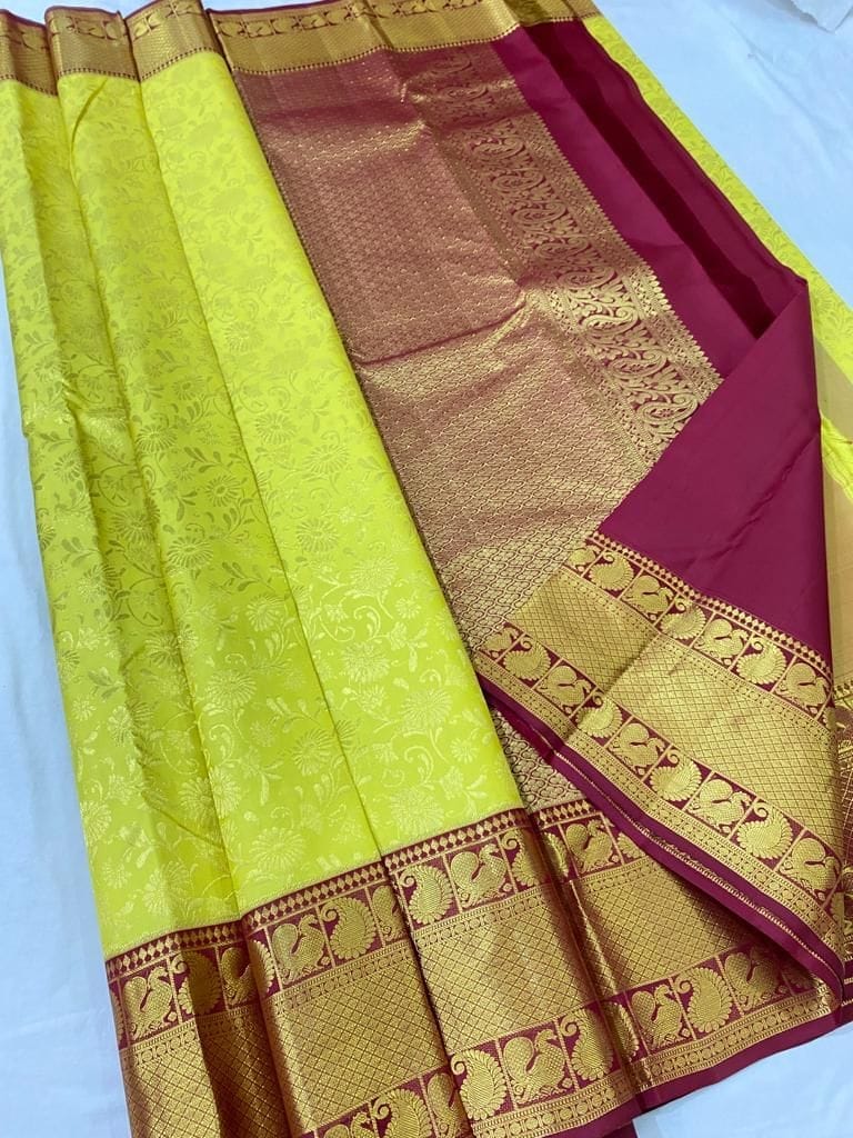 Kanchipuram pure silk sarees - Sarees | Buy online on ZillyBuy