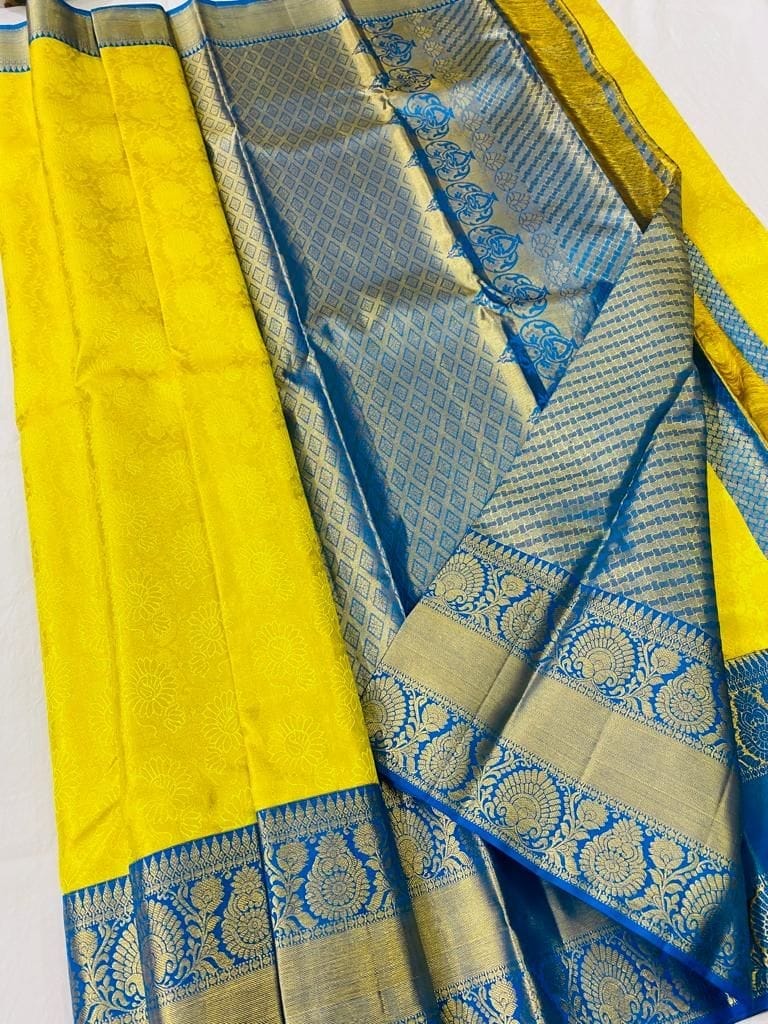 Kanchipuram pure silk sarees - Sarees | Buy online on ZillyBuy