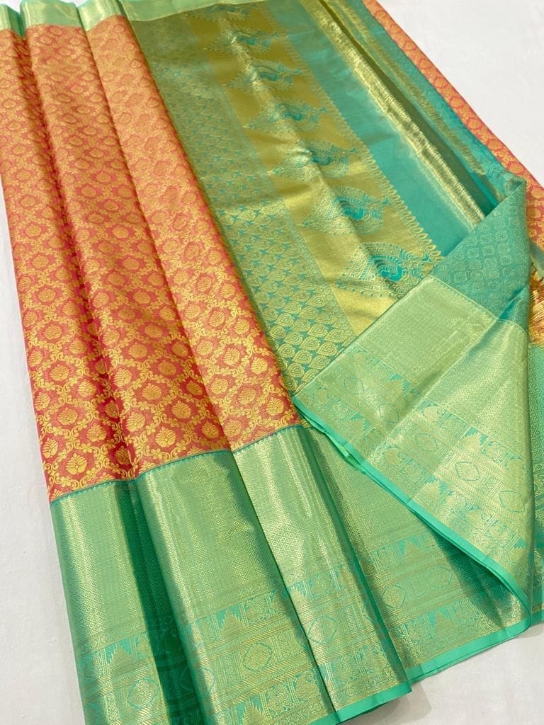 Kanchipuram pure silk sarees - Sarees | Buy online on ZillyBuy