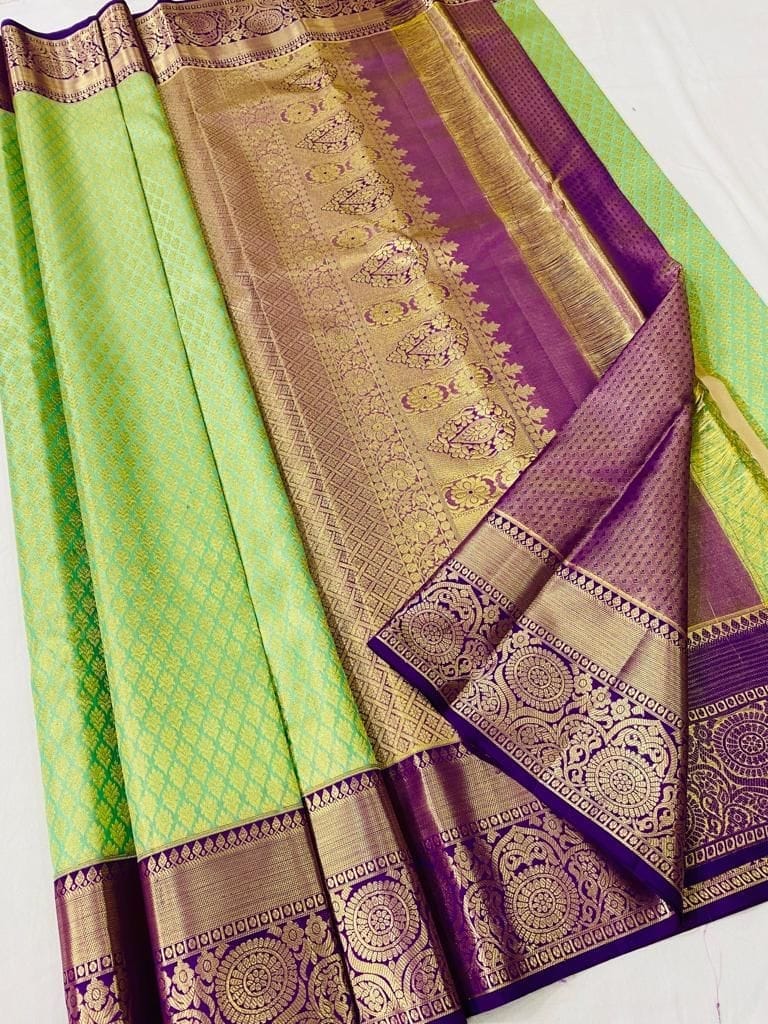 Kanchipuram pure silk sarees - Sarees | Buy online on ZillyBuy