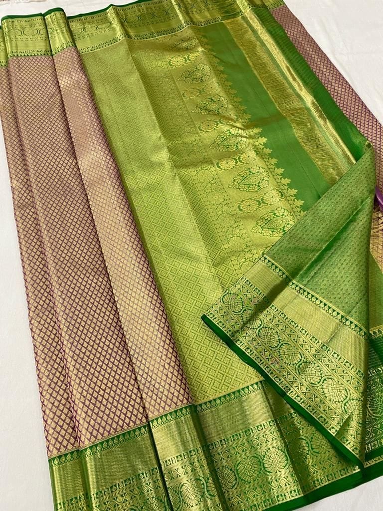 Kanchipuram pure silk sarees - Sarees | Buy online on ZillyBuy