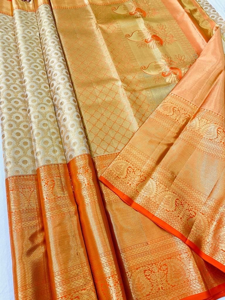 Kanchipuram pure silk sarees - Sarees | Buy online on ZillyBuy