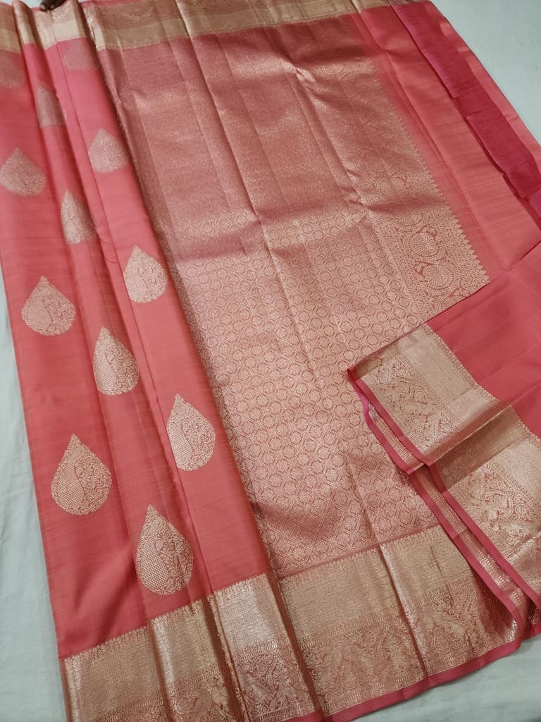 Kanchipuram handloom pure silk saree - Sarees | Buy online on ZillyBuy