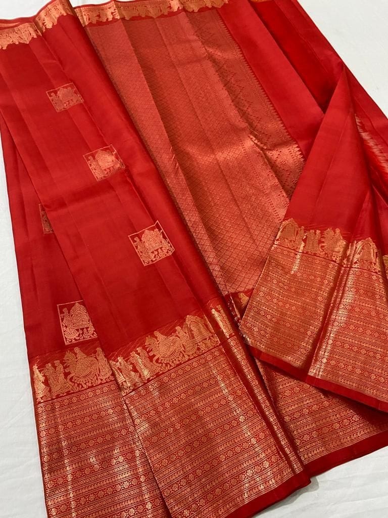 Kanchipuram pure handloom sarees - Sarees | Buy online on ZillyBuy