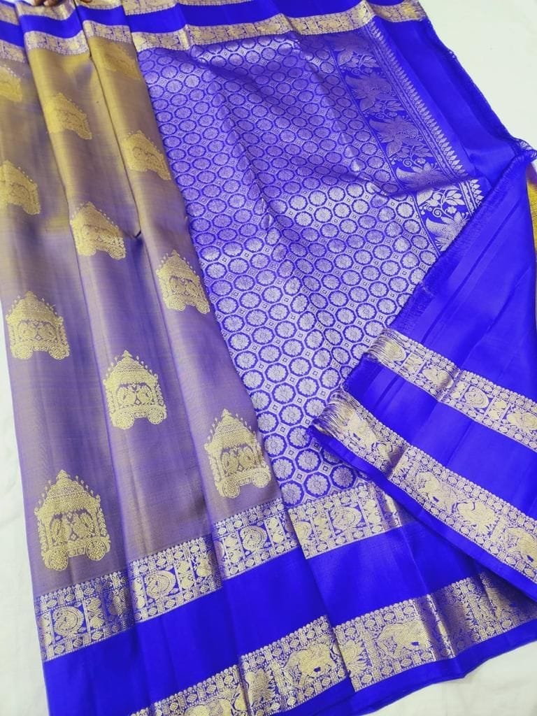 Kanchipuram silk sarees - Sarees | Buy online on ZillyBuy