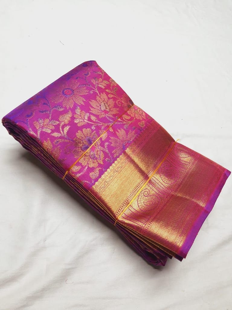 Kanchipuram pure silk sarees - Sarees | Buy online on ZillyBuy
