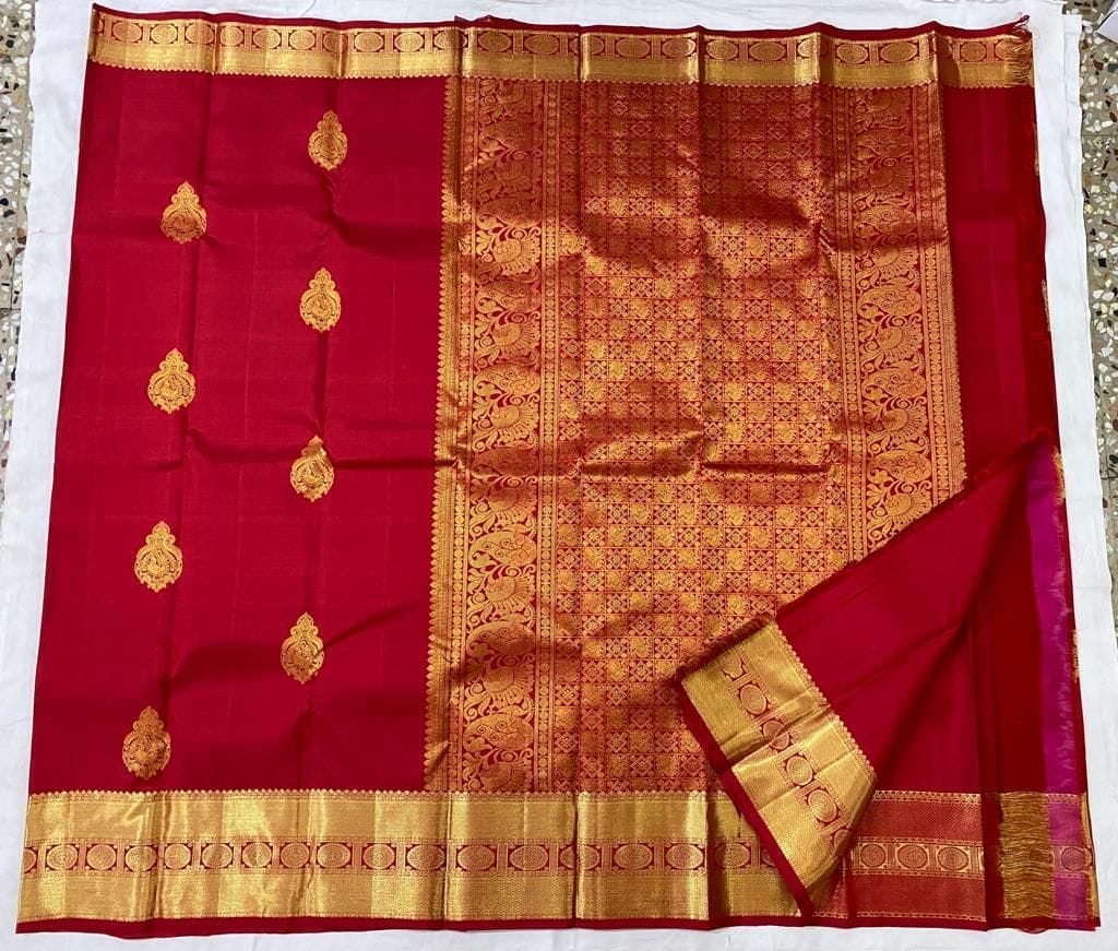 Kanchipuram handloom pure silk saree