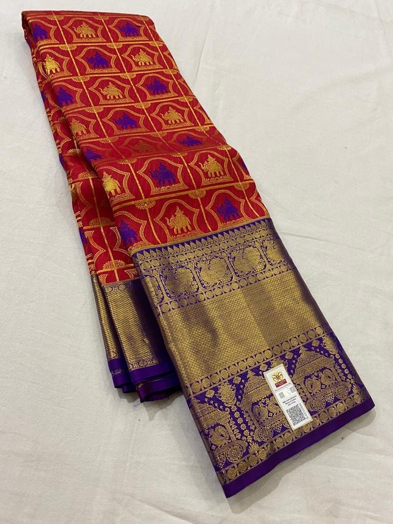 Kanchipuram pure Handloom silk - Sarees | Buy online on ZillyBuy
