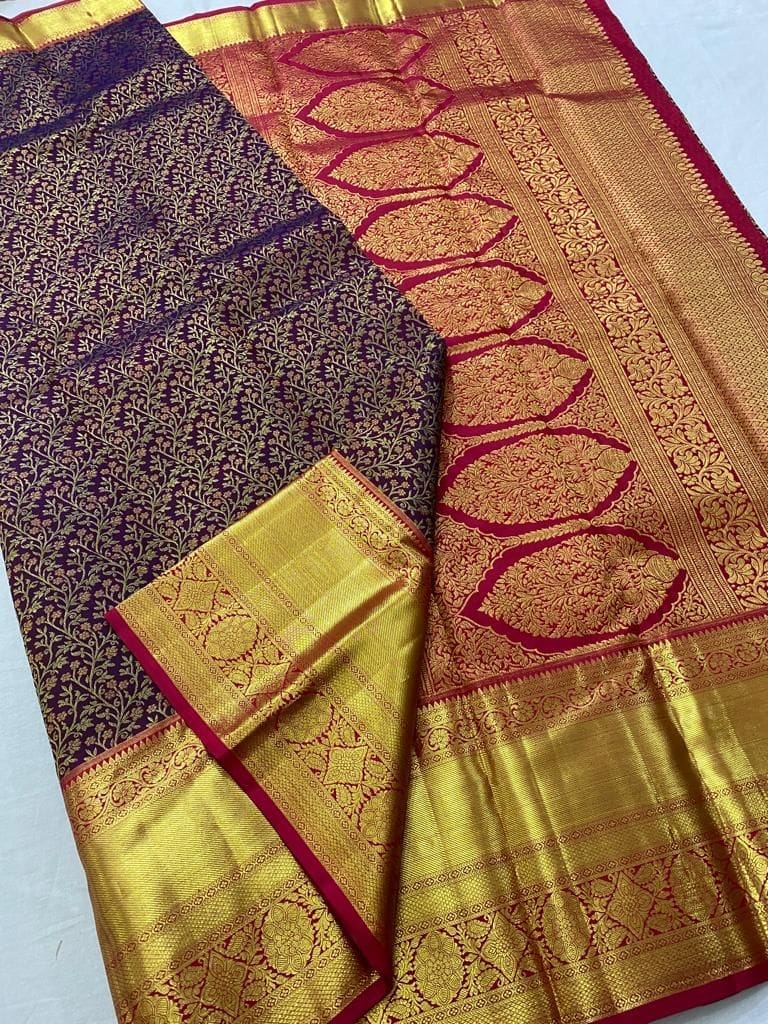 Kanchipuram pure silk sarees - Sarees | Buy online on ZillyBuy