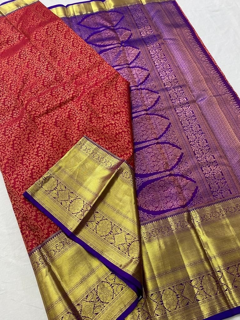 Kanchipuram pure silk sarees - Sarees | Buy online on ZillyBuy