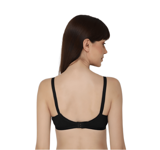 FASHION BONES Women's Cotton Cross Bra | Full Coverage, Non-Padded | Daily Use Cotton Bra | White & Beige | Combo (Pack of 2)