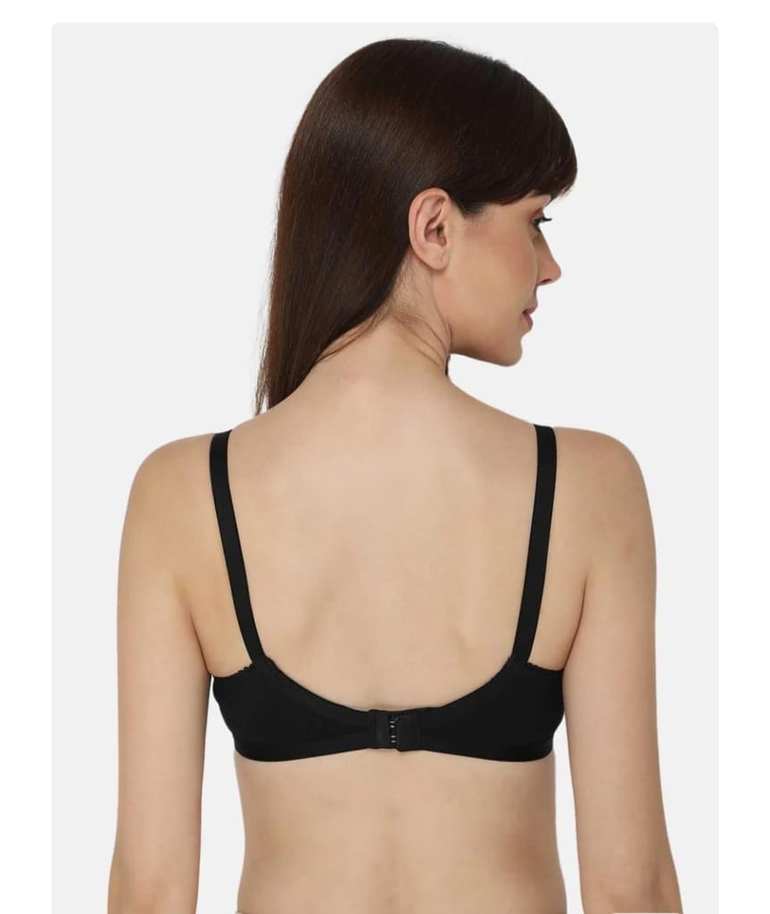 FASHION BONES Women's Cotton Cross Bra | Full Coverage, Non-Padded | Daily Use Cotton Bra | White & Beige | Combo (Pack of 2)