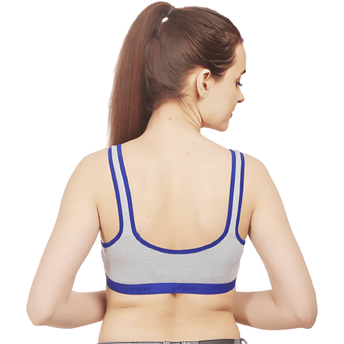 FASHION BONES Full Coverage Sports Cotton Bra for Women and Girls Combo Pack of 3