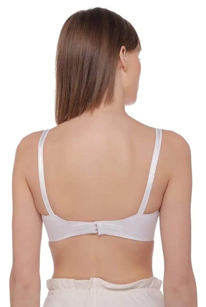 FASHION BONES Pure Cotton Full Coverage Push Up Non Padded Wire Free Daily Use Bra in Size A B C D DD for Women and Teenage Girls