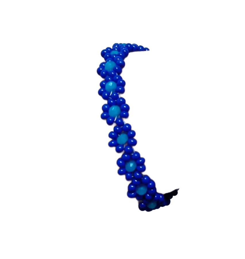 Handmade Acyrlic and Rondelle Bead Bracelet-(BL-19)