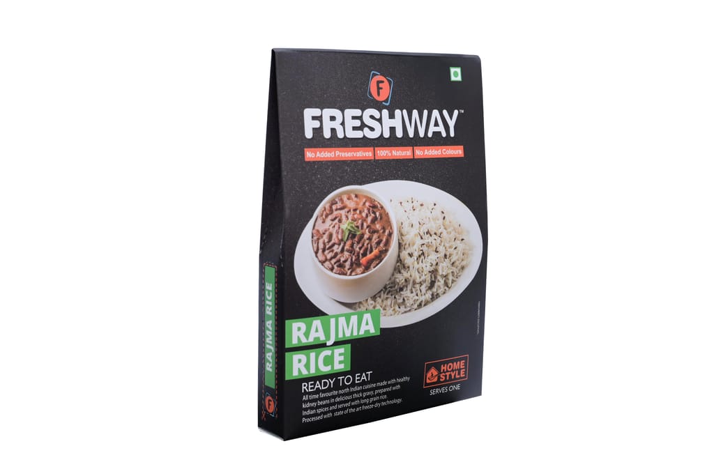 Freshway Rajma Rice Ready To Eat Freeze Dried with No Added Preservatives & Colors