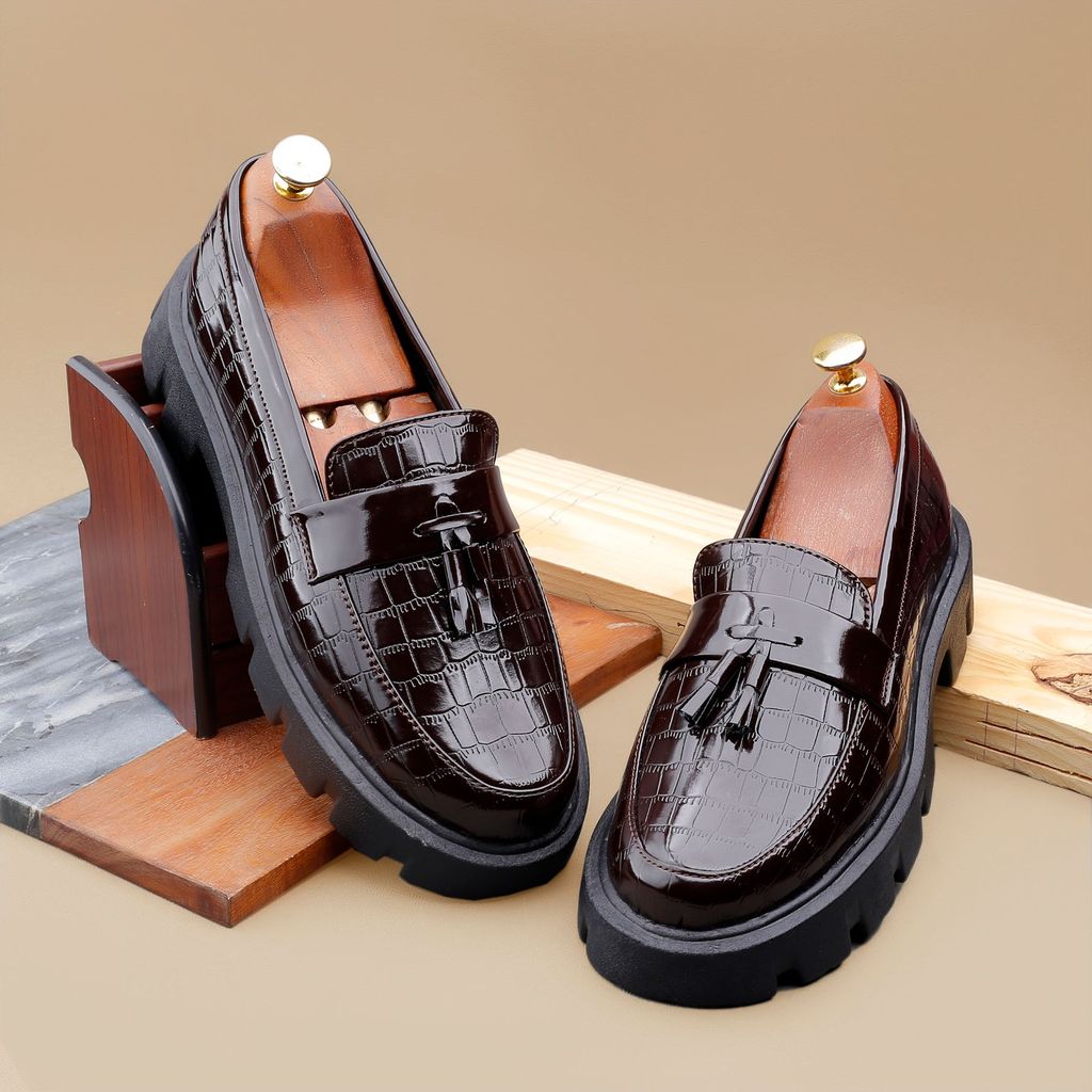 Bxxy's Faux Leather Slip-on Loafers - Casual Shoes | Buy online on ZillyBuy
